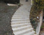escalier a la romaine BRIE ET ANGONNES