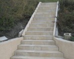 escalier en carrelage BRIE ET ANGONNES_chalets
