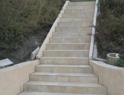 Escalier en carrelage