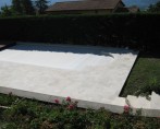 terrasse piscine en pierre BIVIER